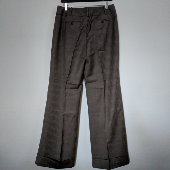 🌟Ann Taylor Wide Leg Pinstripe Margo Trousers - Picture 3 of 6